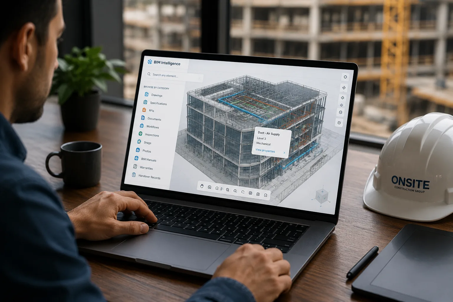 BIM model coordination and architectural visualization