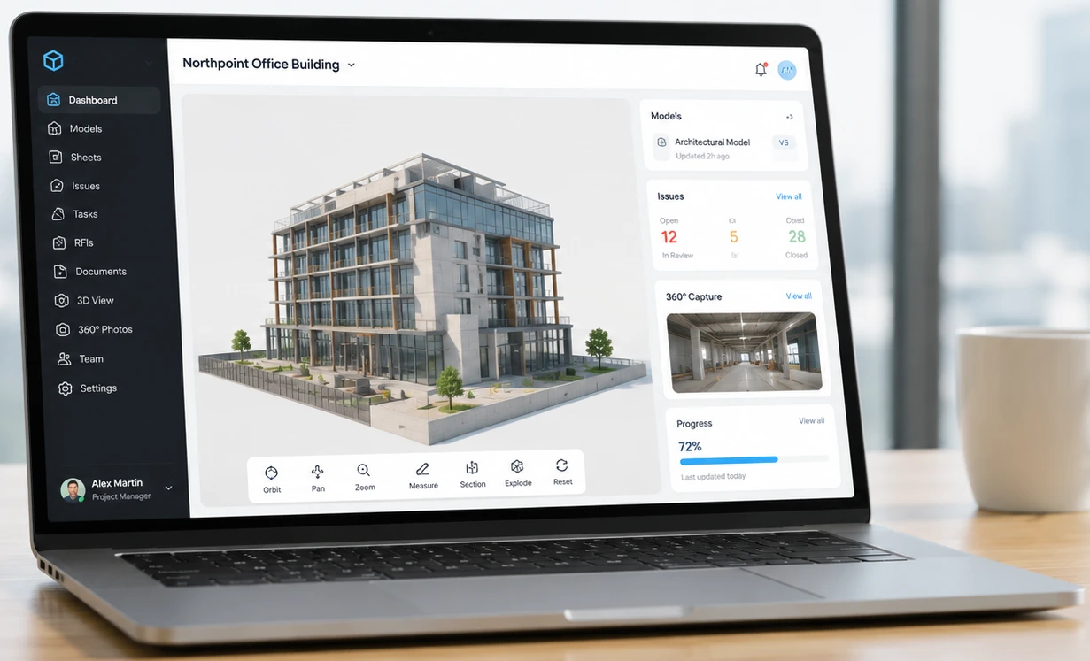 Digital construction BIM model review