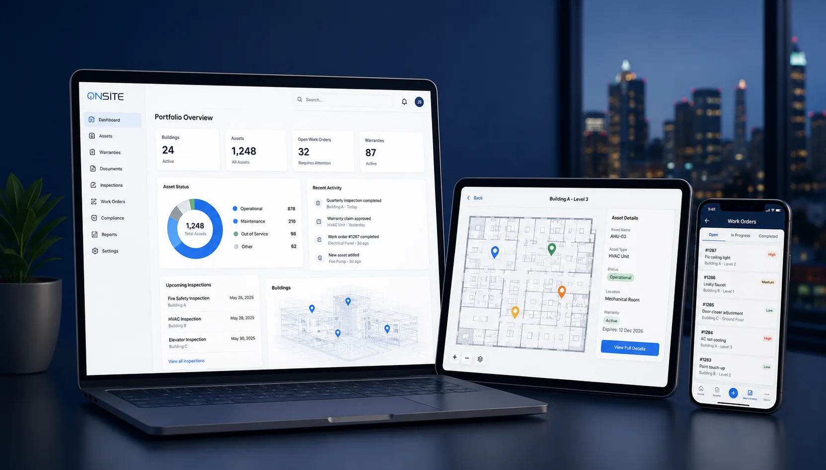 Digital building records and asset management