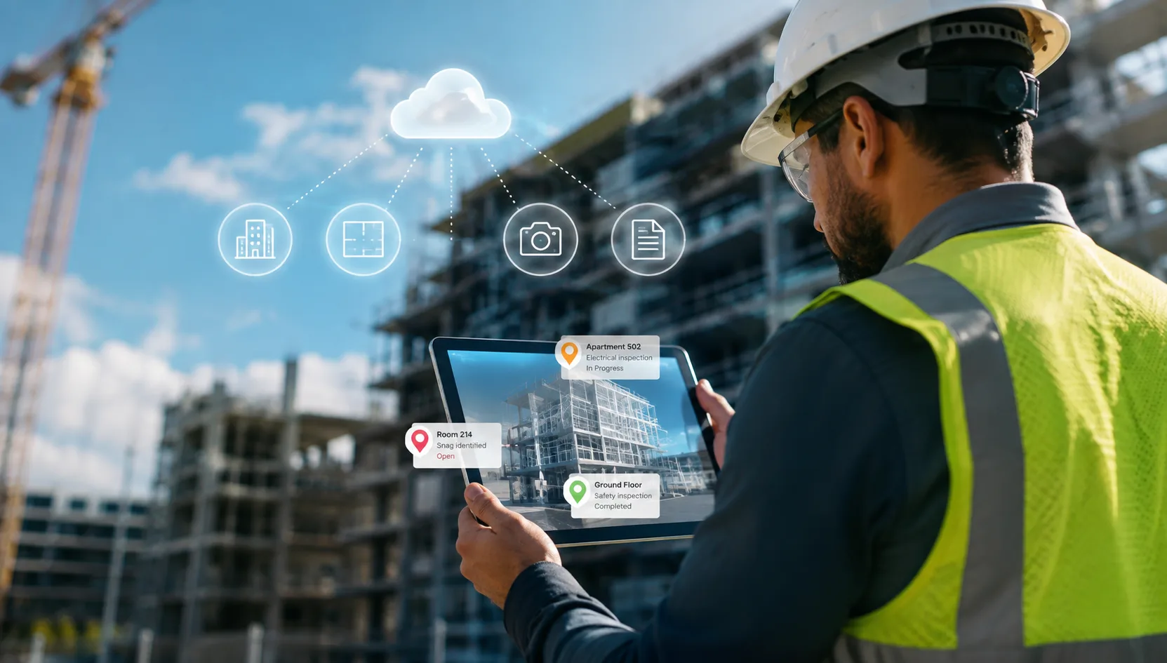 Spatial intelligence linking all project information by location