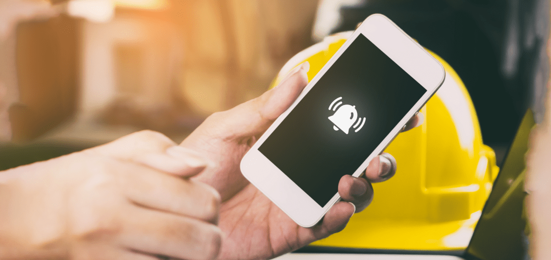 Email and push notifications - construction management software